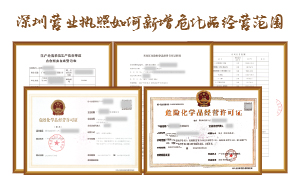深圳營業(yè)執(zhí)照如何新增?；方?jīng)營范圍